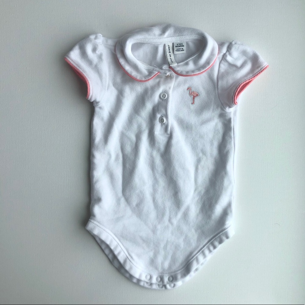 Janie and Jack Collared Onsie